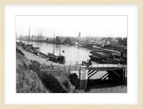 Road Bridge, Peel Harbour, Isle of Man by George Bellett Cowen